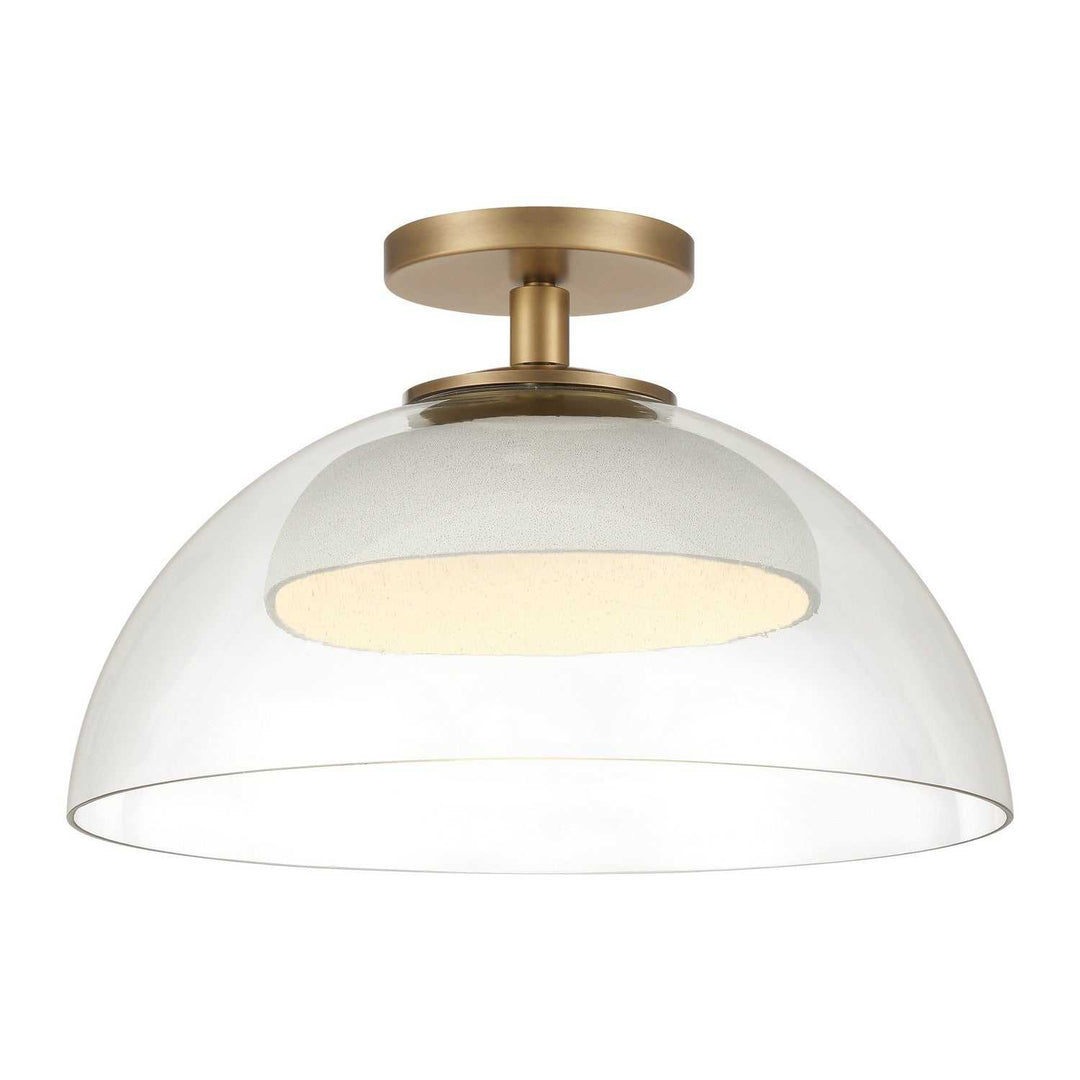 Halwynd LED Convertible Pendant/Semi-Flush in Legacy Brass Minka-Lavery