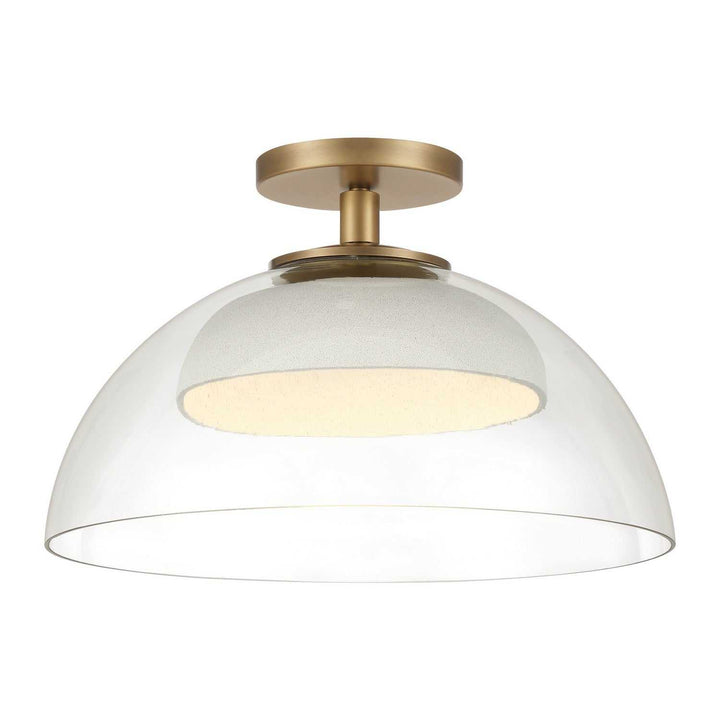 Halwynd LED Convertible Pendant/Semi-Flush in Legacy Brass Minka-Lavery