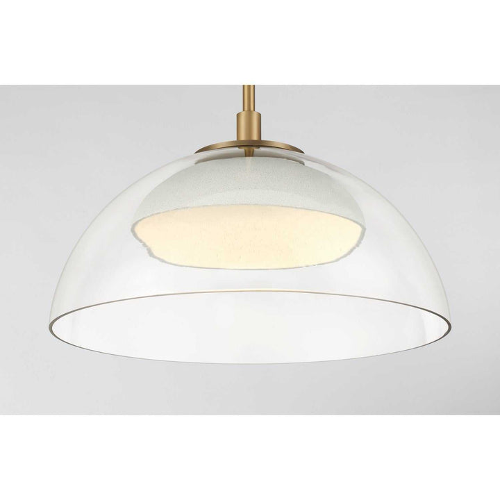 Halwynd LED Convertible Pendant/Semi-Flush in Legacy Brass Minka-Lavery