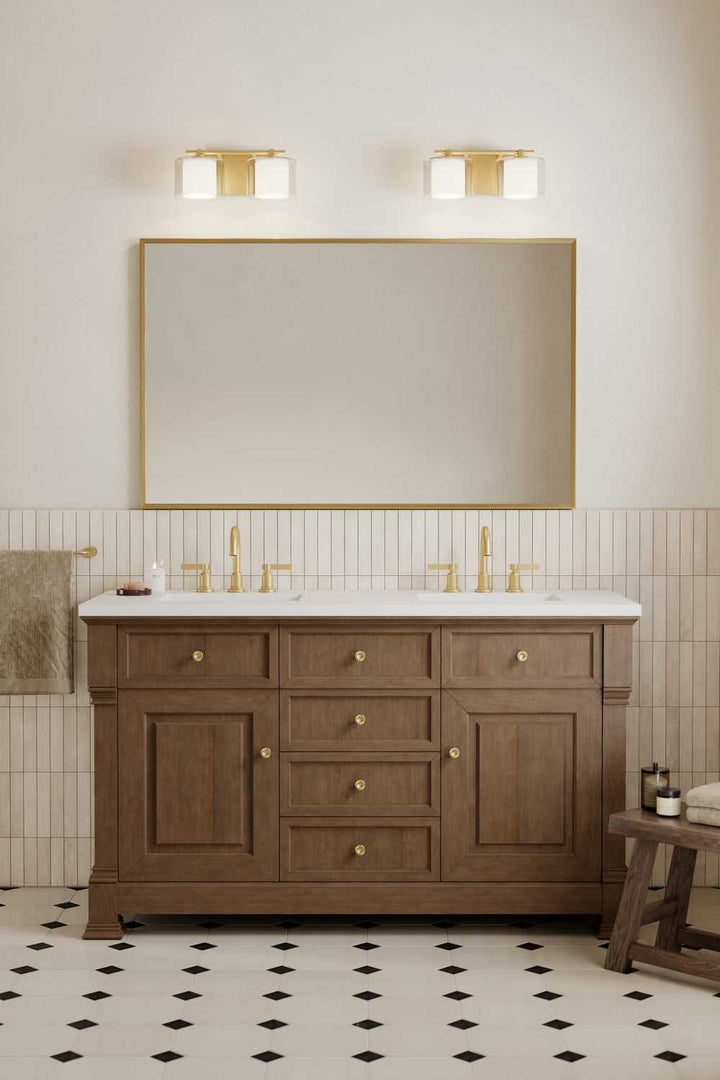 Seville Two Light Vanity in Legacy Brass Minka-Lavery