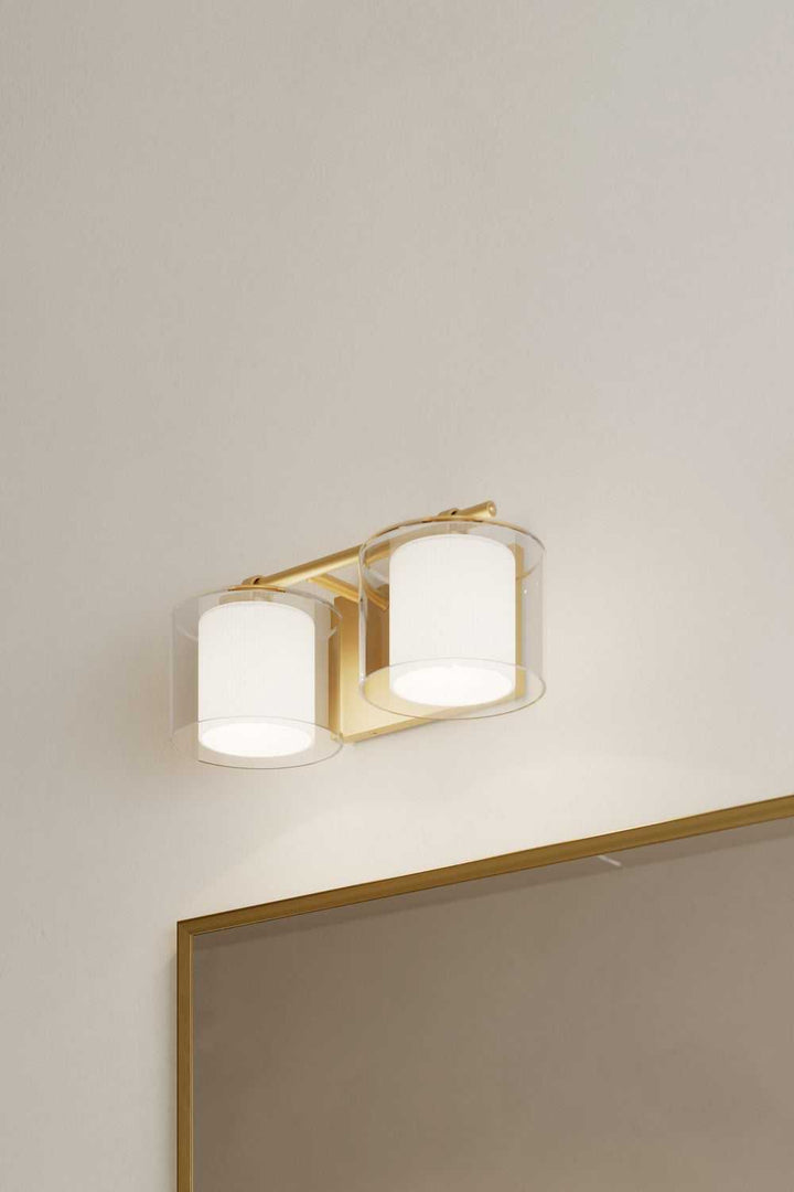Seville Two Light Vanity in Legacy Brass Minka-Lavery