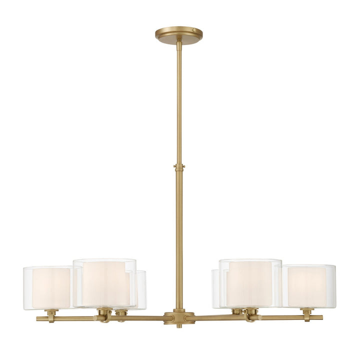 Seville Six Light Chandelier in Legacy Brass Minka-Lavery