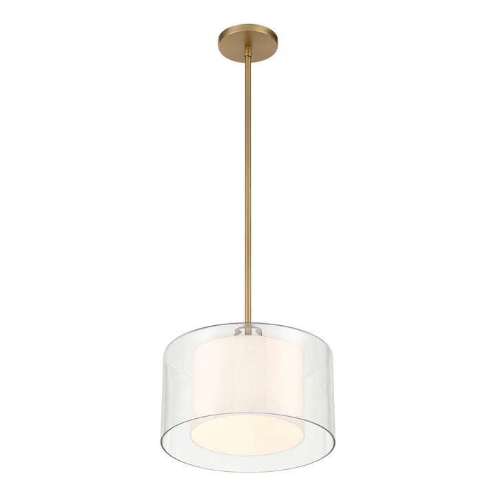 Seville One Light Convertible Pendant/Semi-Flush Mount in Legacy Brass Minka-Lavery