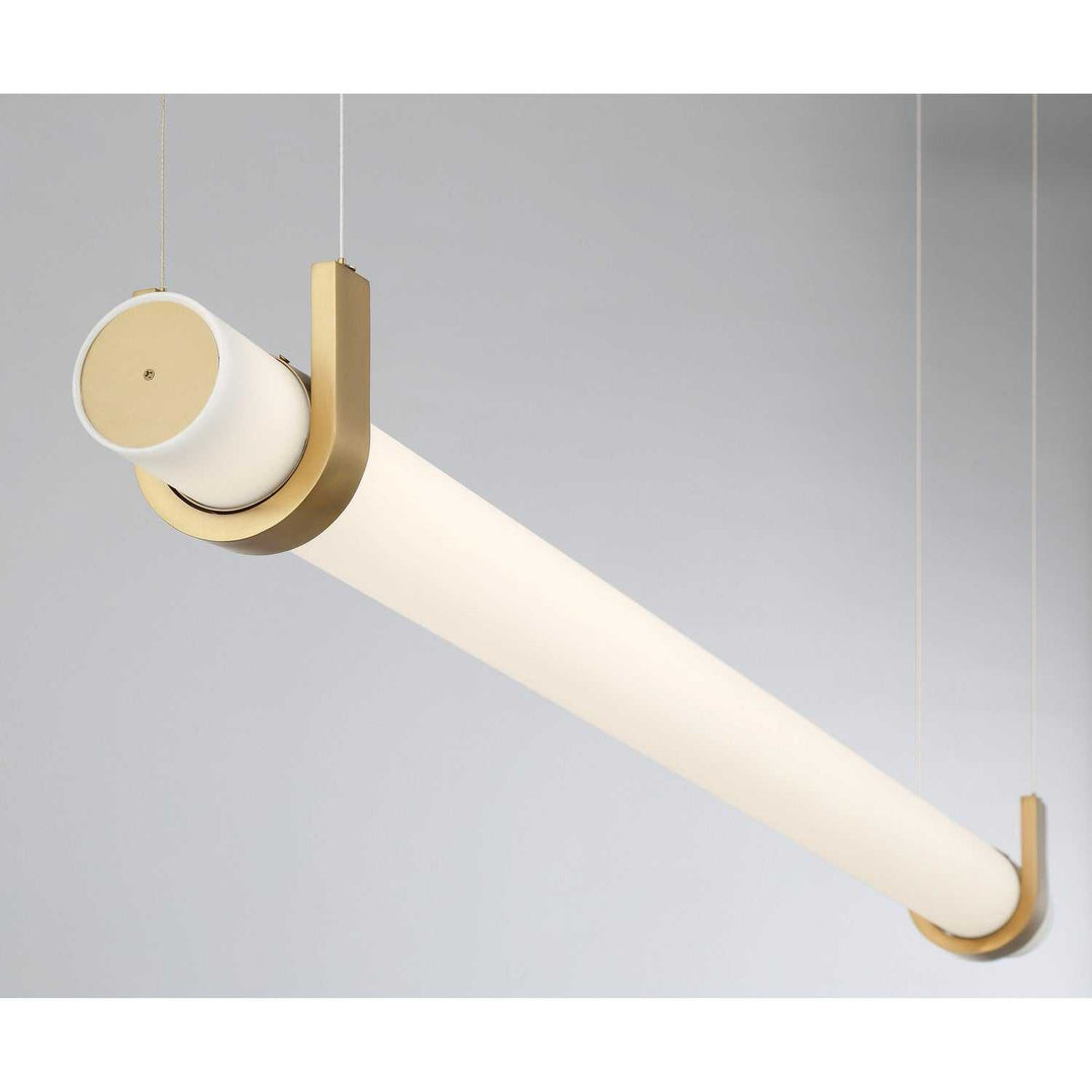 Sorelle LED Linear Chandelier in Legacy Brass Minka-Lavery