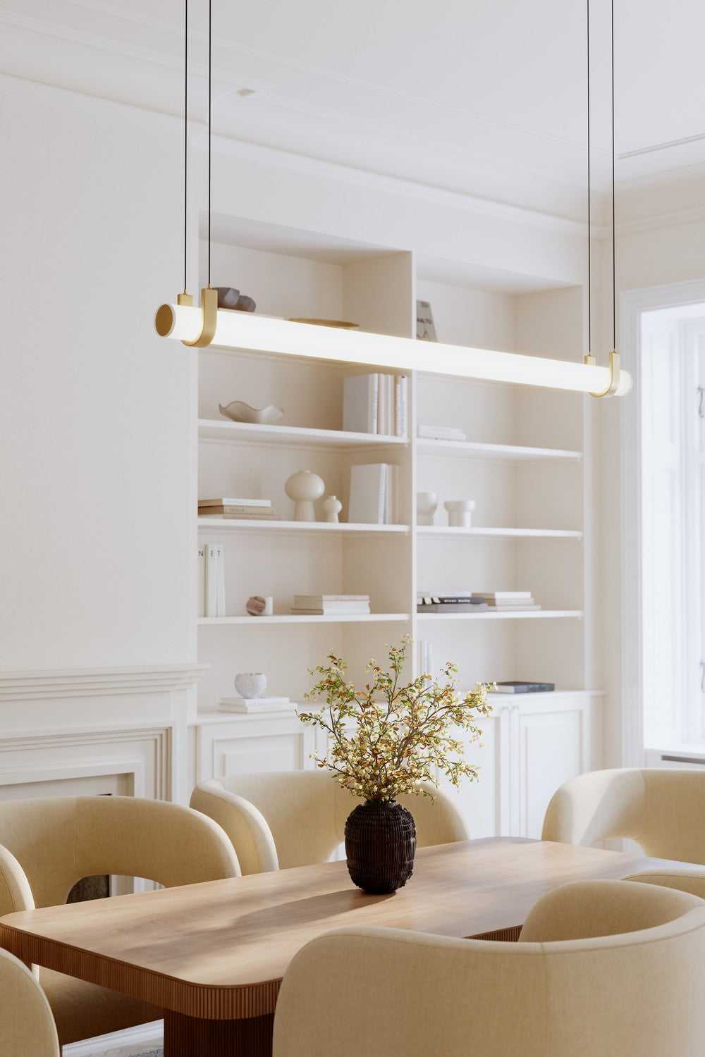 Sorelle LED Linear Chandelier in Legacy Brass Minka-Lavery