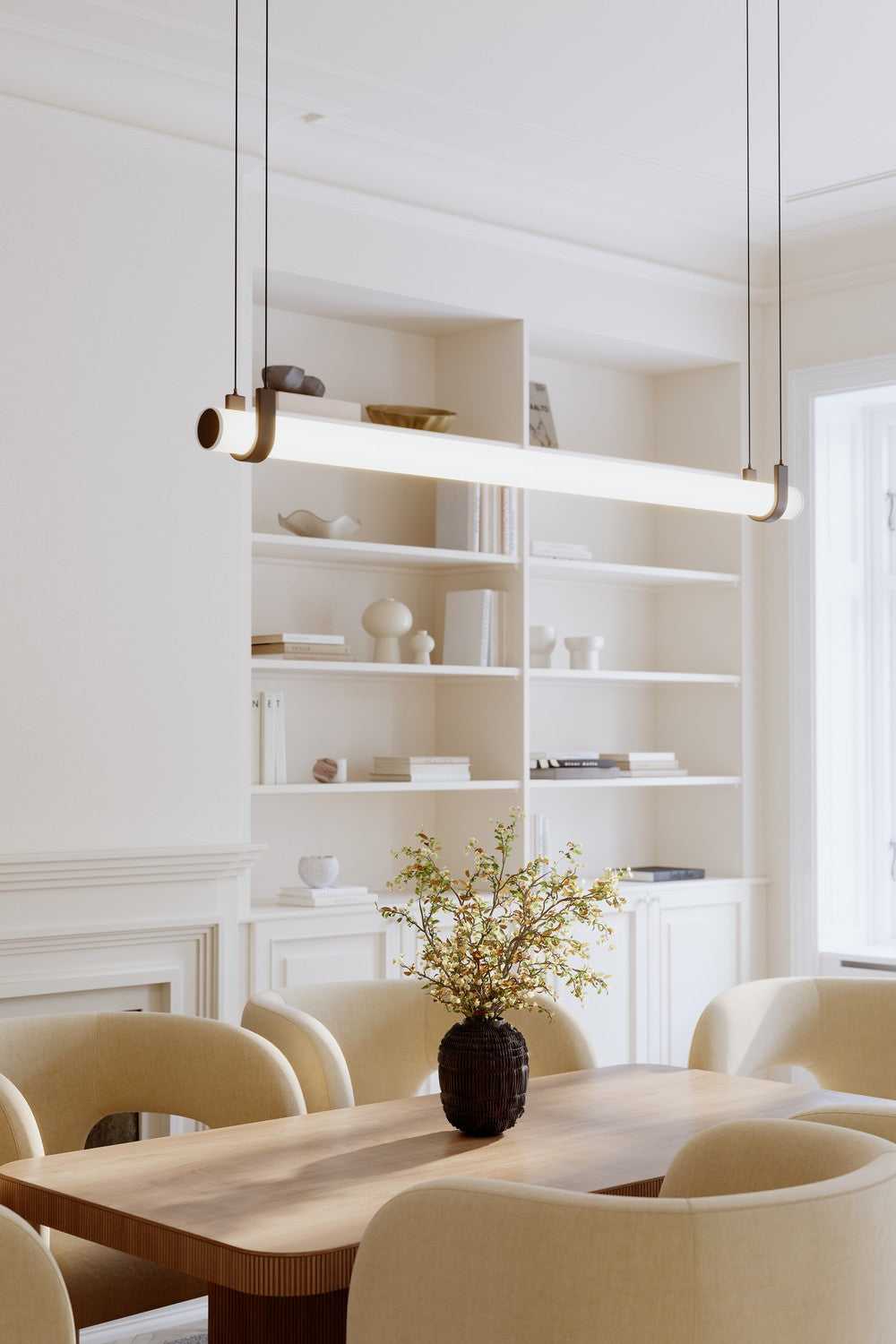 Sorelle LED Linear Chandelier in Dark Bronze Minka-Lavery