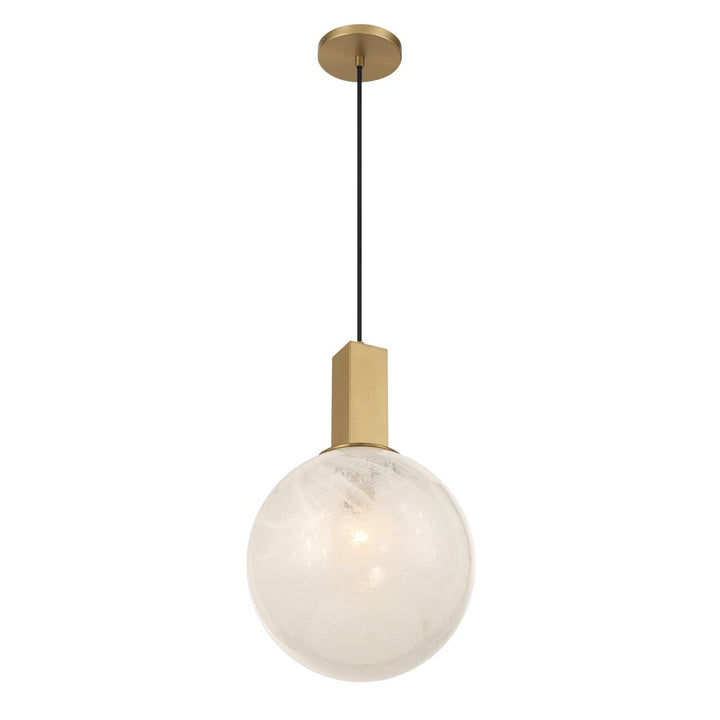 Narra One Light Pendant in Legacy Brass Minka-Lavery