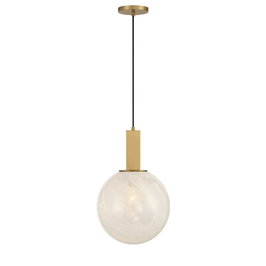 Narra One Light Pendant in Legacy Brass Minka-Lavery