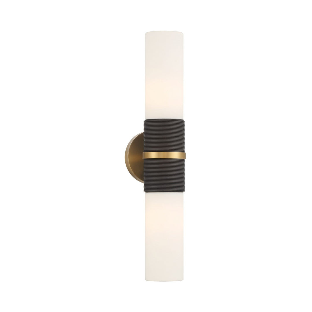 Linthor Two Light Wall Sconce in Legacy Brass Minka-Lavery