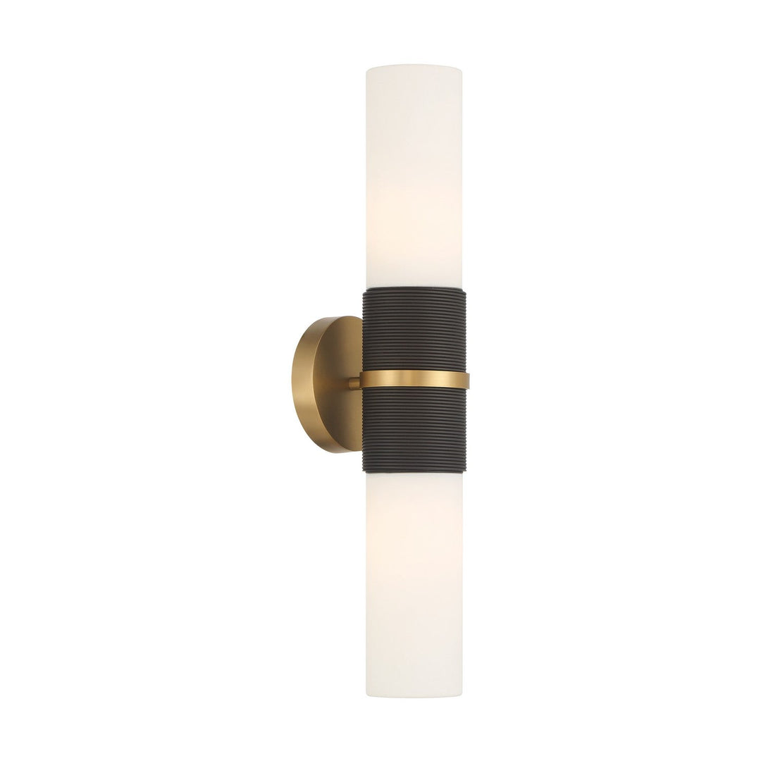 Linthor Two Light Wall Sconce in Legacy Brass Minka-Lavery