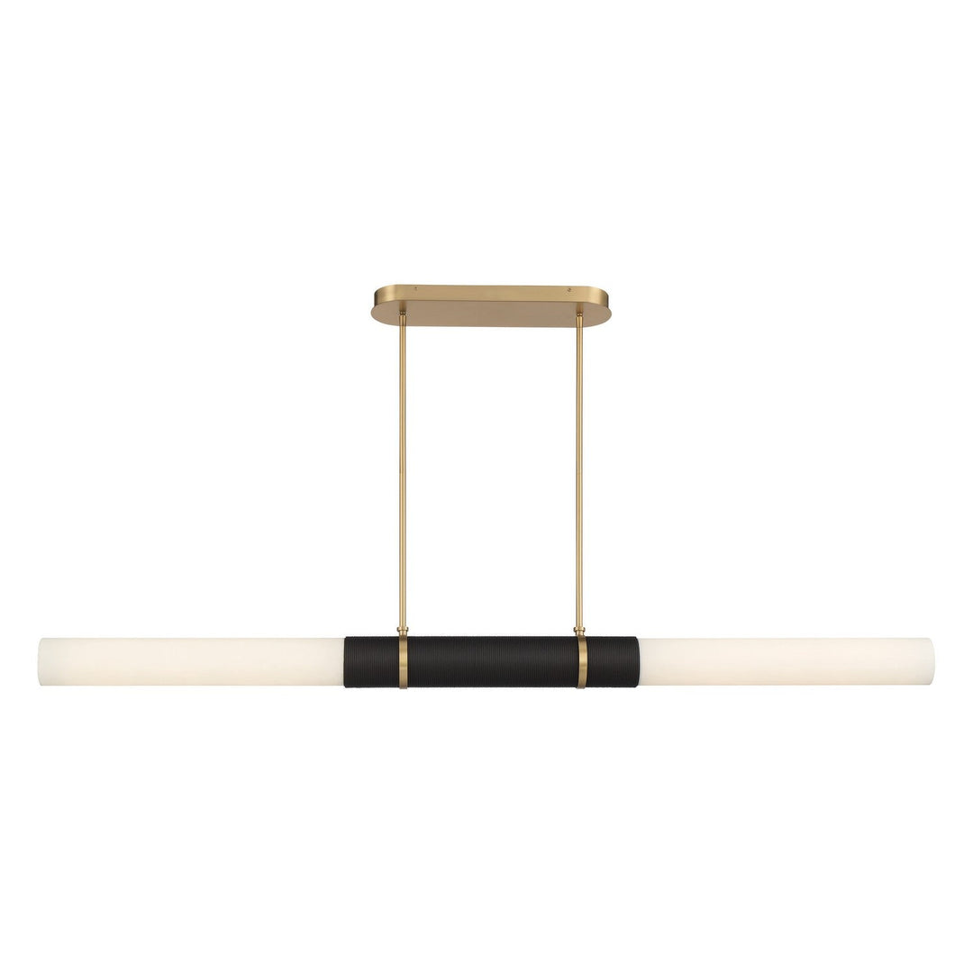 Linthor LED Linear Chandelier in Legacy Brass Minka-Lavery