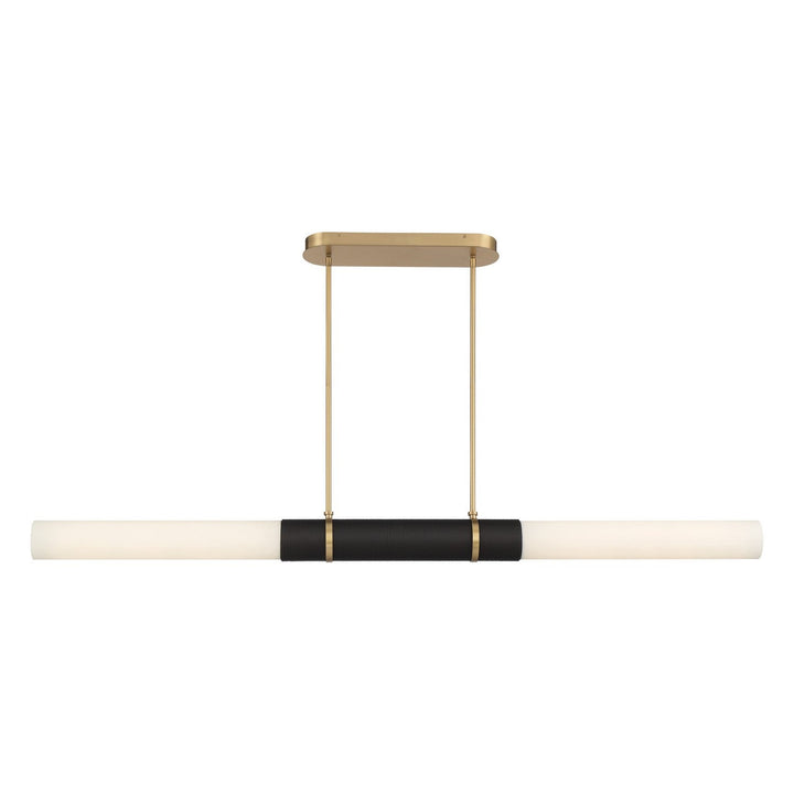 Linthor LED Linear Chandelier in Legacy Brass Minka-Lavery
