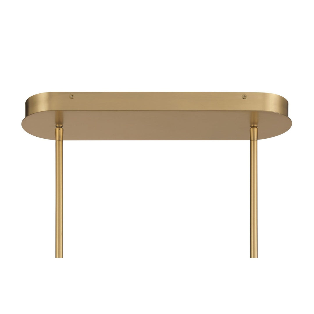 Linthor LED Linear Chandelier in Legacy Brass Minka-Lavery