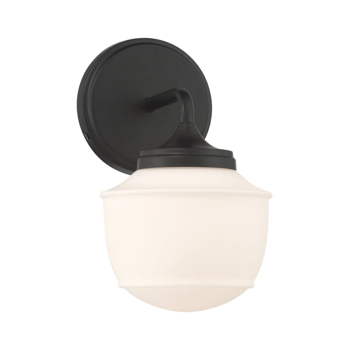 Cornwell One Light Bath Sconce in Dark Matte Black Minka-Lavery