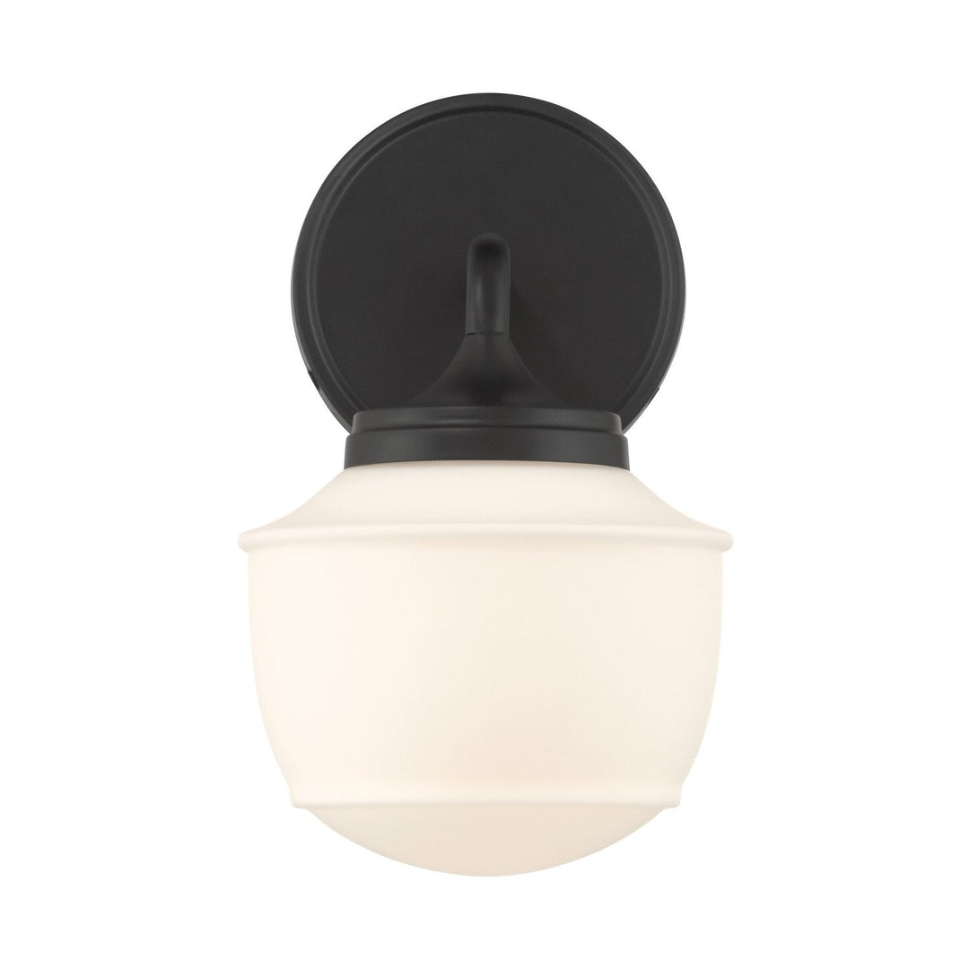 Cornwell One Light Bath Sconce in Dark Matte Black Minka-Lavery