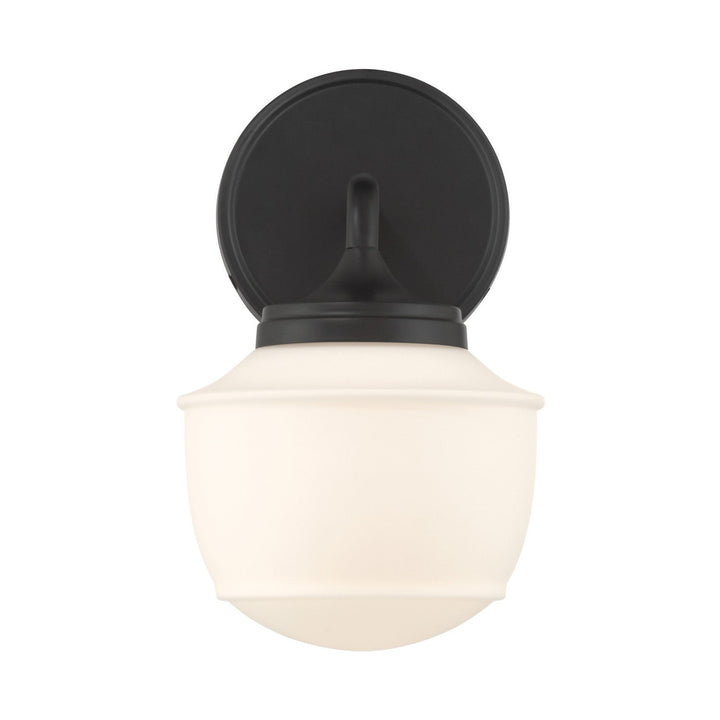 Cornwell One Light Bath Sconce in Dark Matte Black Minka-Lavery