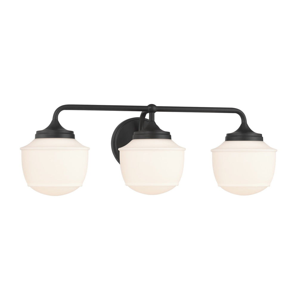 Cornwell Three Light Vanity in Dark Matte Black Minka-Lavery