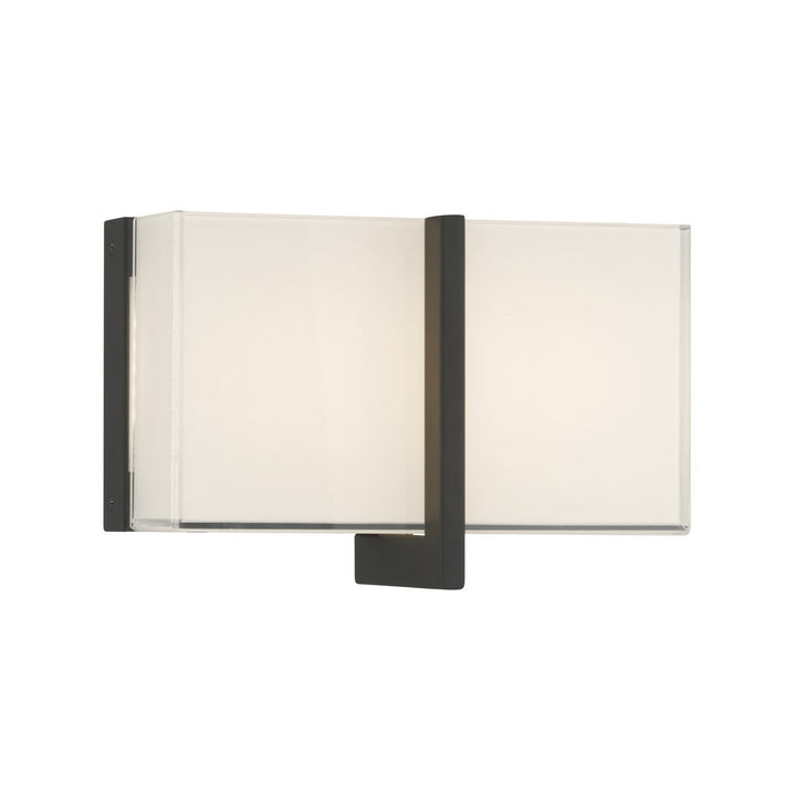 High Rise LED Bath Bar in Dark Matte Black Minka-Lavery