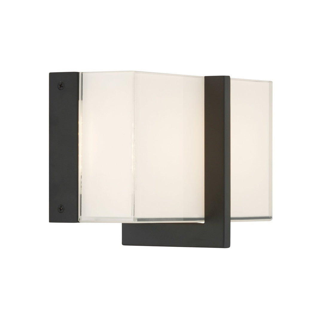High Rise LED Bath Bar in Dark Matte Black Minka-Lavery