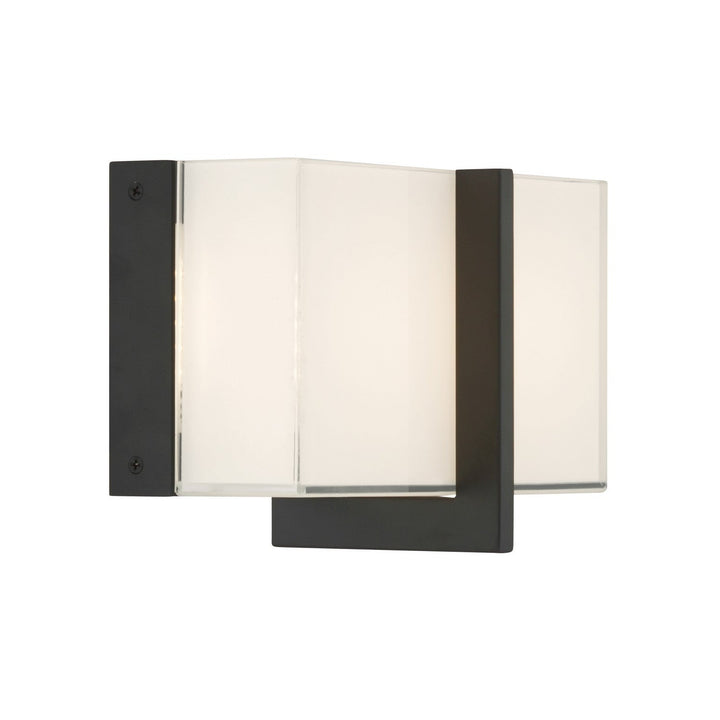 High Rise LED Bath Bar in Dark Matte Black Minka-Lavery
