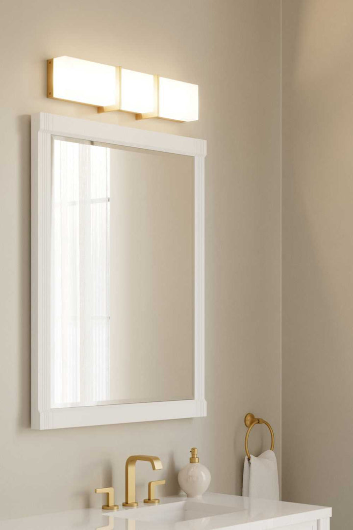 High Rise LED Bath Bar in Legacy Brass Minka-Lavery