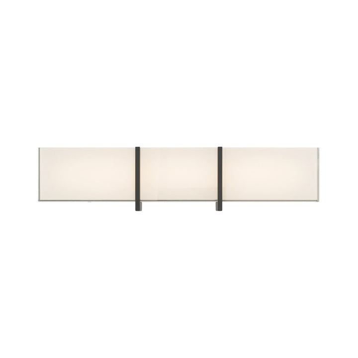 High Rise LED Bath Bar in Dark Matte Black Minka-Lavery
