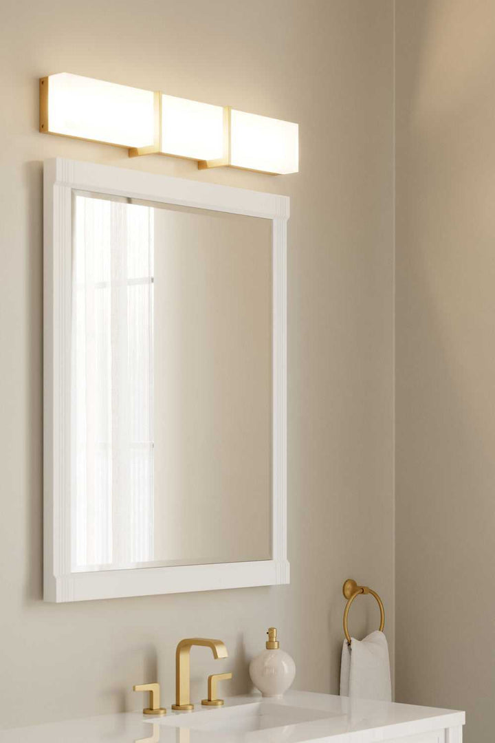High Rise LED Bath Bar in Legacy Brass Minka-Lavery