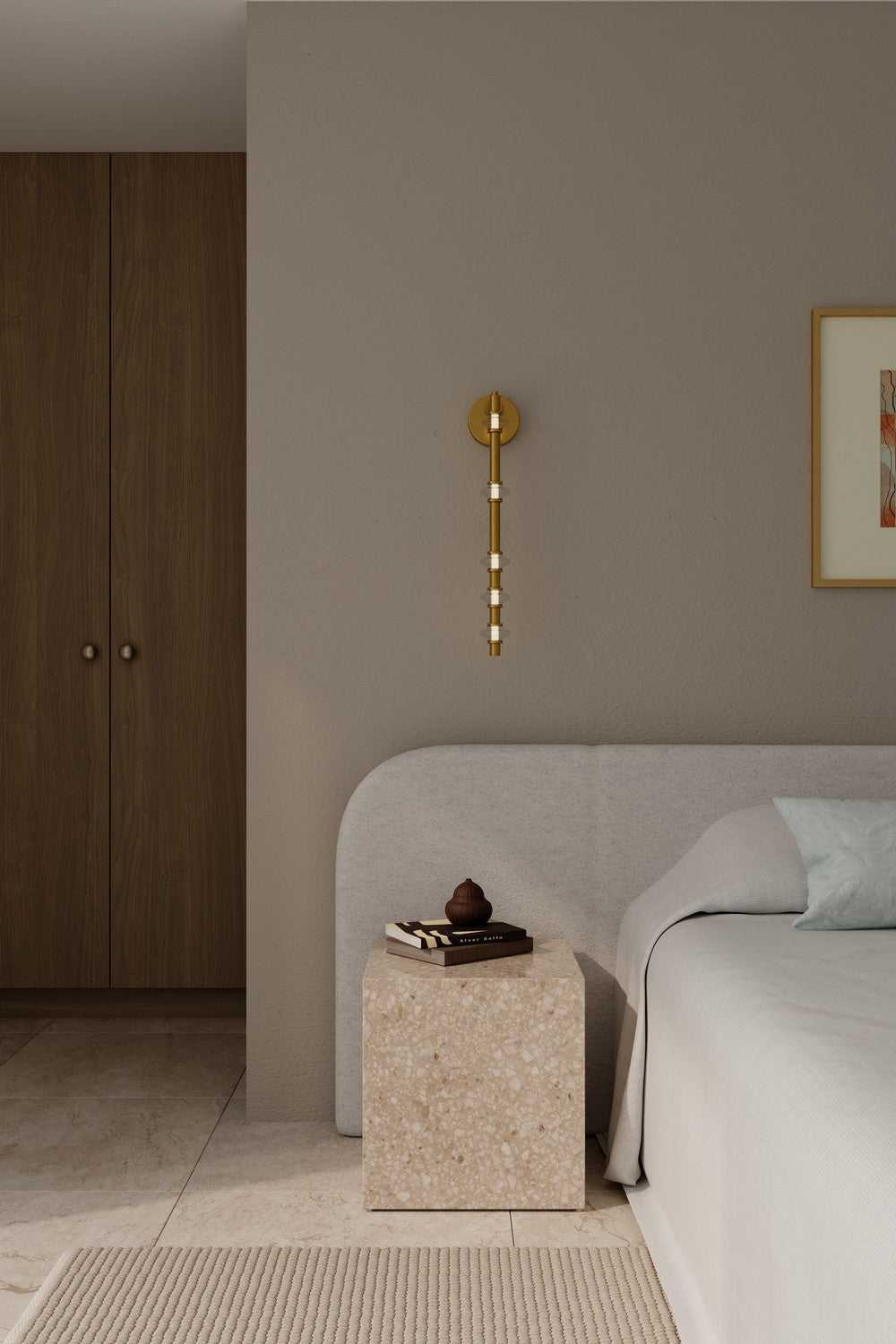 Pearl LED Wall Sconce in Legacy Brass Minka-Lavery
