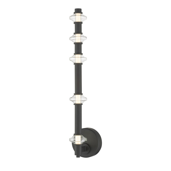 Pearl LED Wall Sconce in Dark Matte Black Minka-Lavery