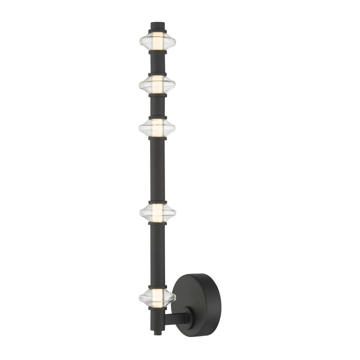 Pearl LED Wall Sconce in Dark Matte Black Minka-Lavery