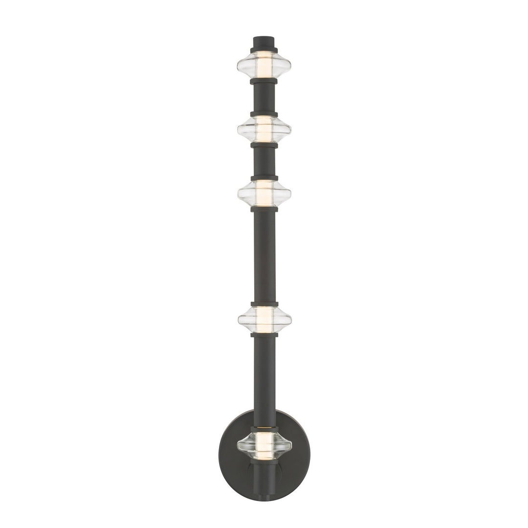 Pearl LED Wall Sconce in Dark Matte Black Minka-Lavery