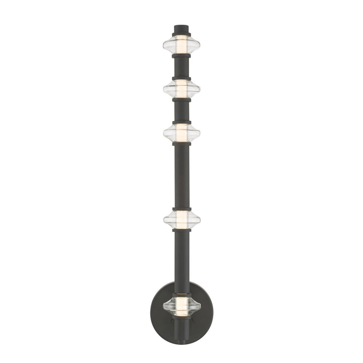 Pearl LED Wall Sconce in Dark Matte Black Minka-Lavery