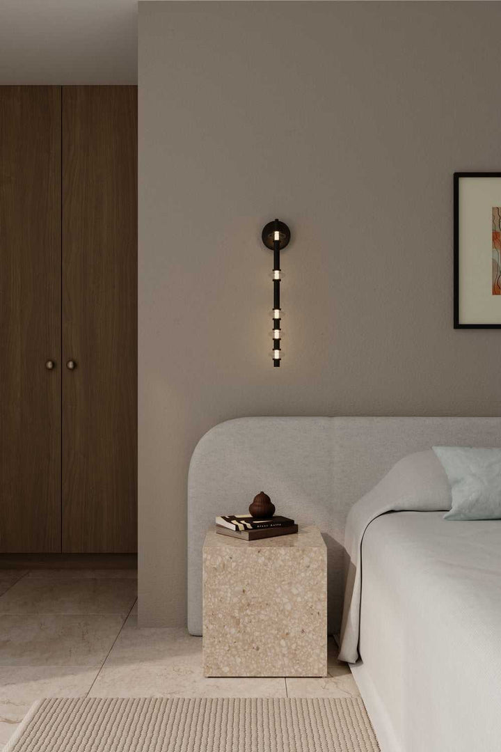 Pearl LED Wall Sconce in Dark Matte Black Minka-Lavery