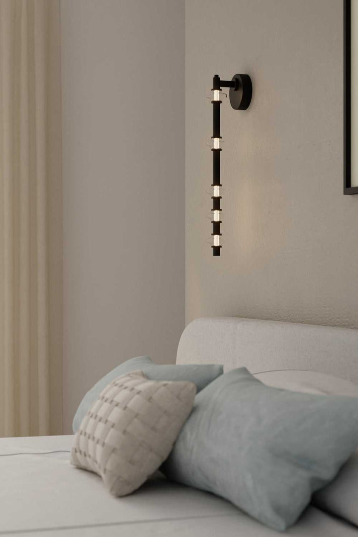 Pearl LED Wall Sconce in Dark Matte Black Minka-Lavery