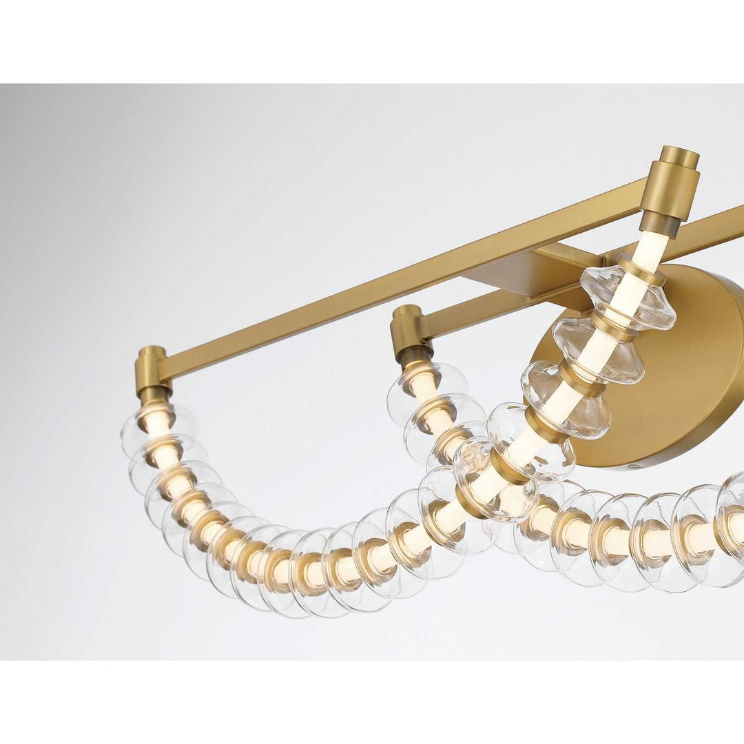 Pearl LED Vanity in Legacy Brass Minka-Lavery