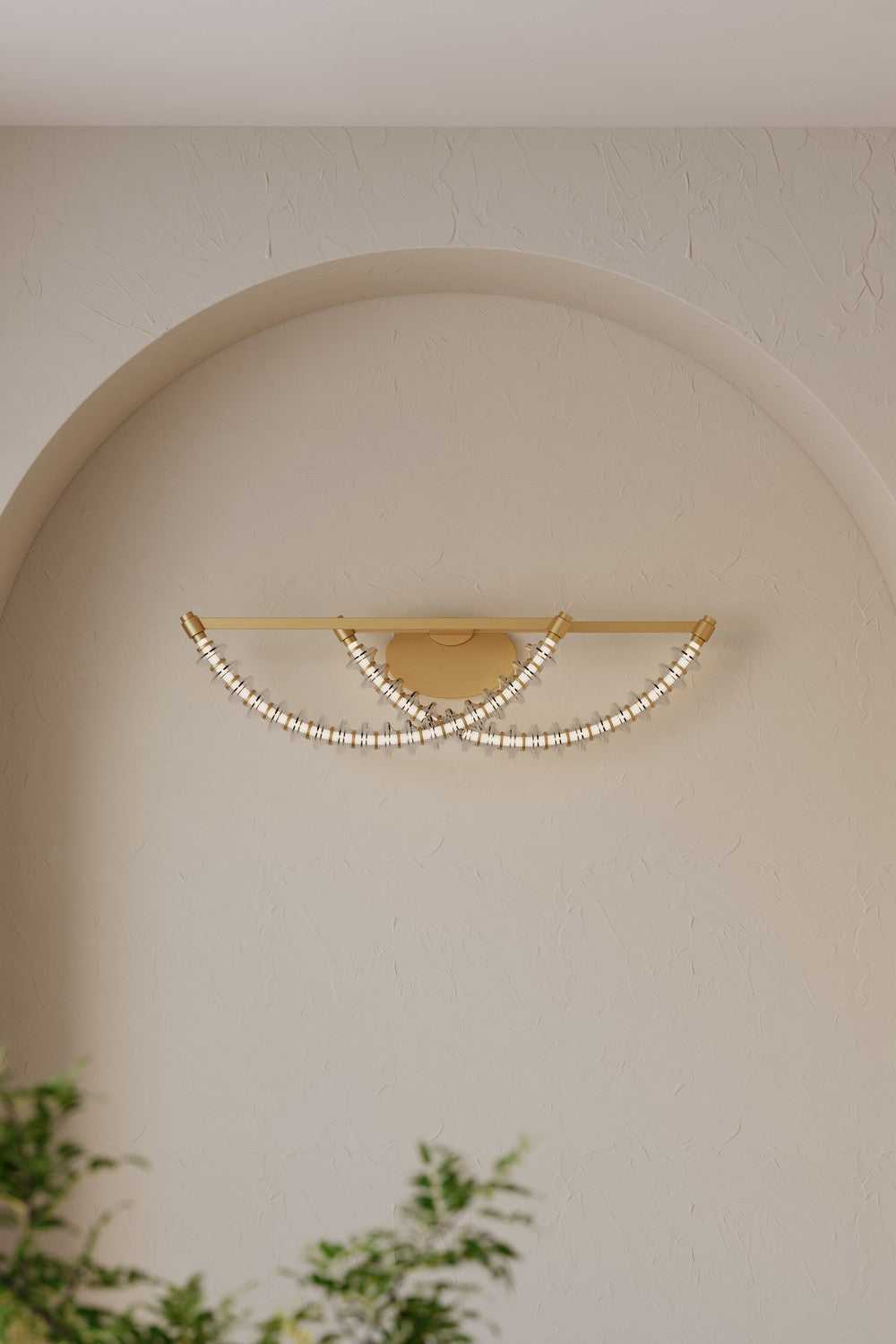 Pearl LED Vanity in Legacy Brass Minka-Lavery