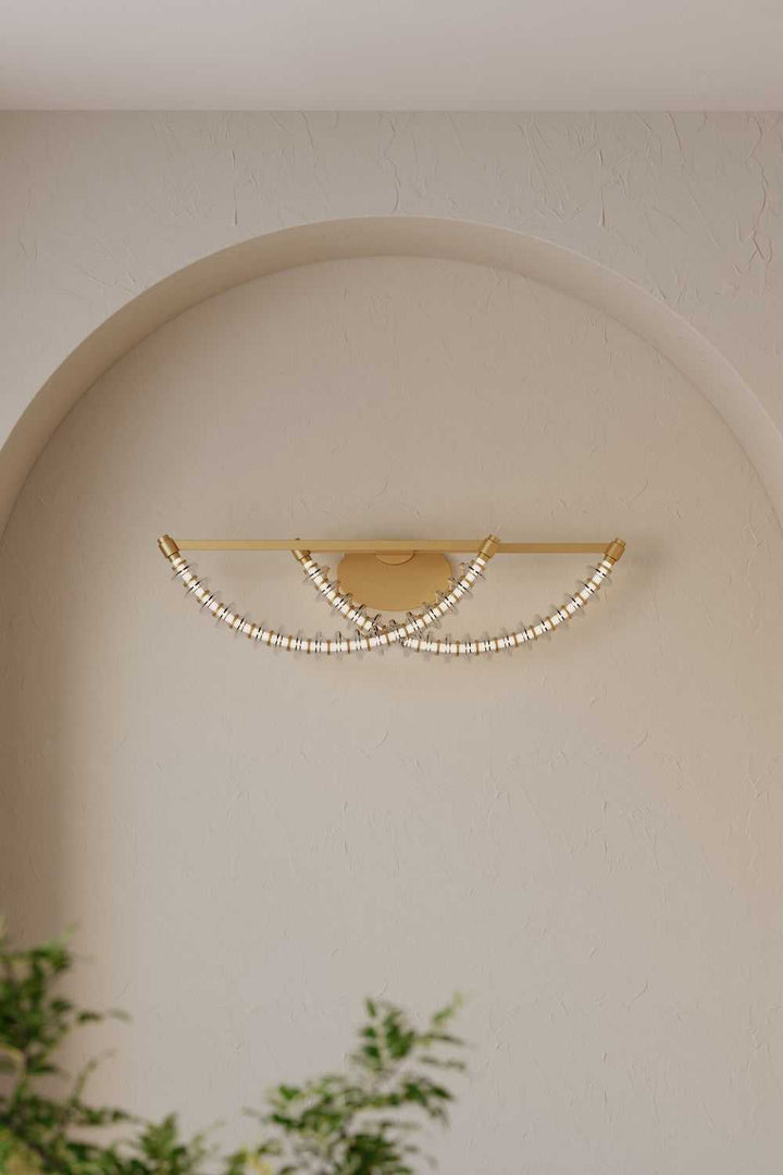 Pearl LED Vanity in Legacy Brass Minka-Lavery