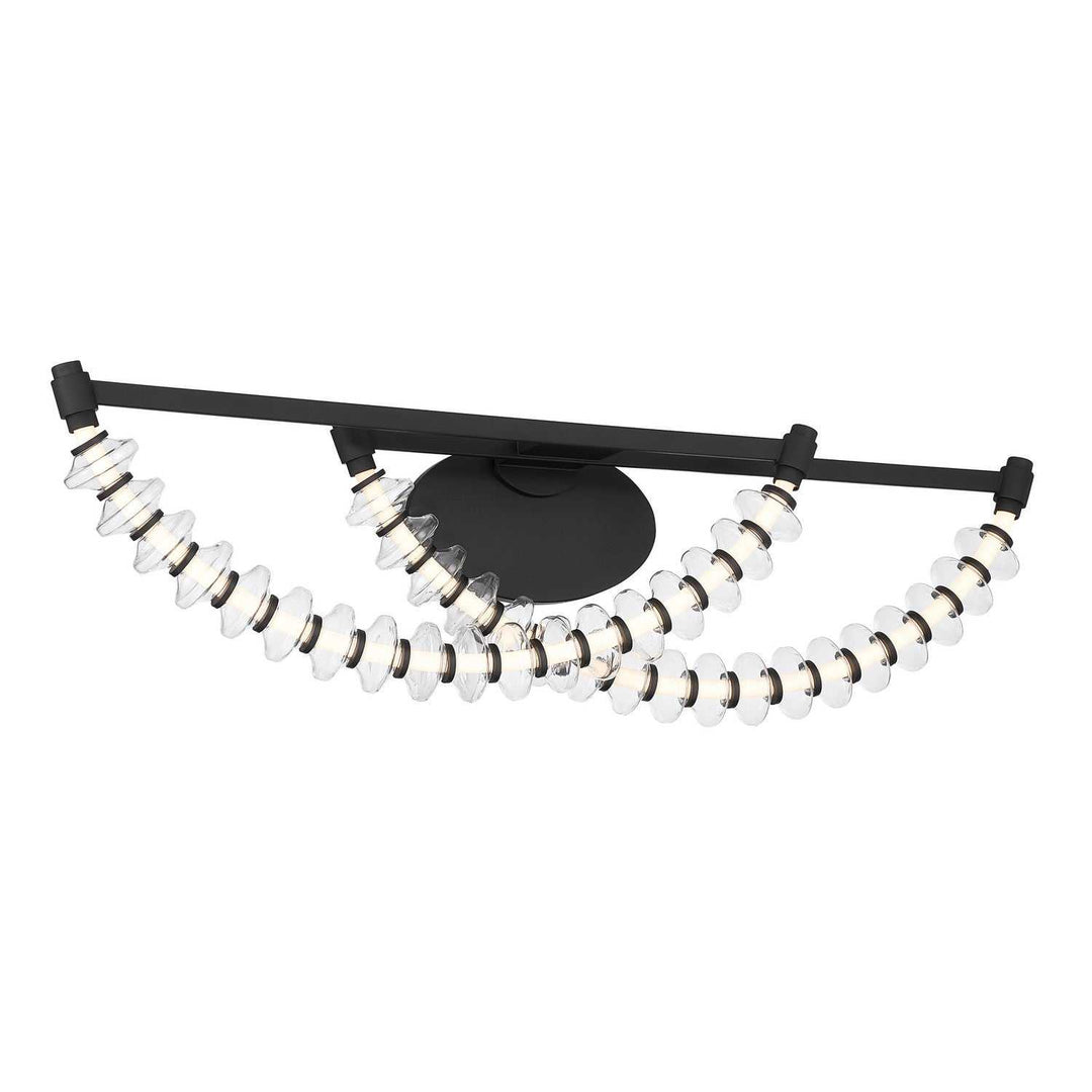 Pearl LED Vanity in Dark Matte Black Minka-Lavery