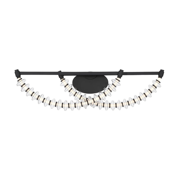 Pearl LED Vanity in Dark Matte Black Minka-Lavery