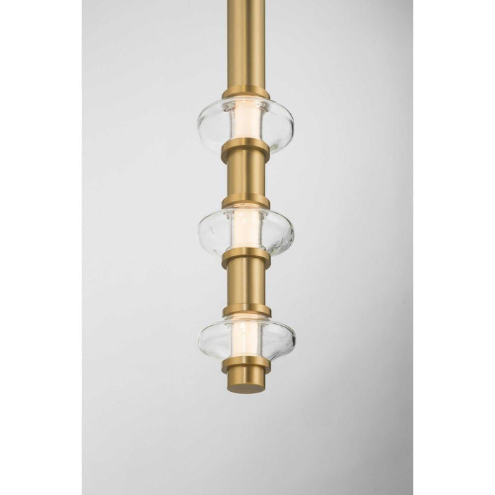Pearl LED Mini Pendant in Legacy Brass Minka-Lavery