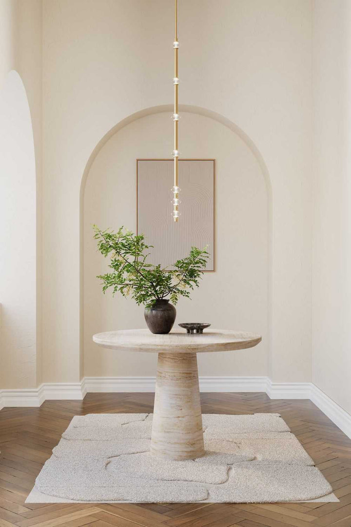 Pearl LED Mini Pendant in Legacy Brass Minka-Lavery