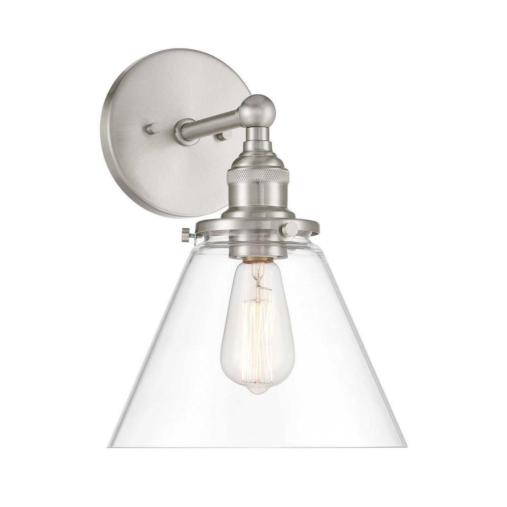 Barwell One Light Bath Sconce in Brushed Nickel Minka-Lavery