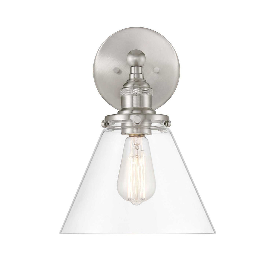 Barwell One Light Bath Sconce in Brushed Nickel Minka-Lavery