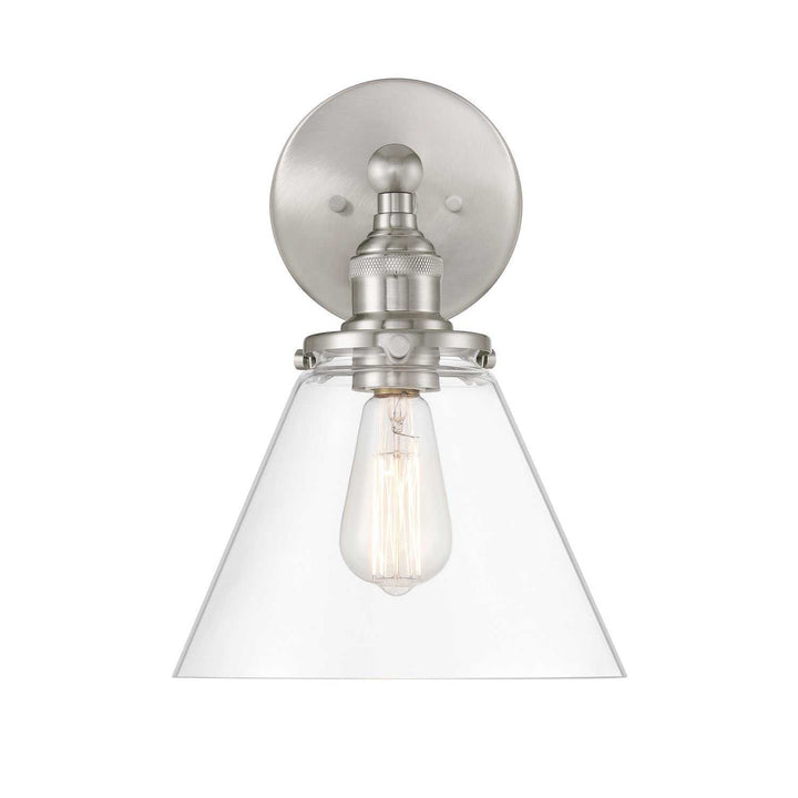 Barwell One Light Bath Sconce in Brushed Nickel Minka-Lavery