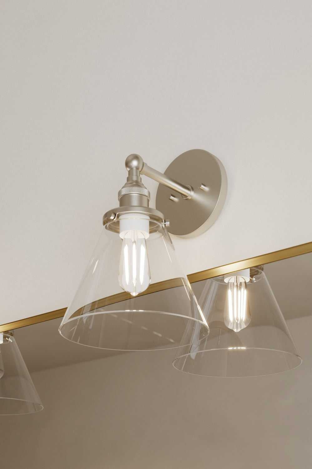 Barwell One Light Bath Sconce in Brushed Nickel Minka-Lavery