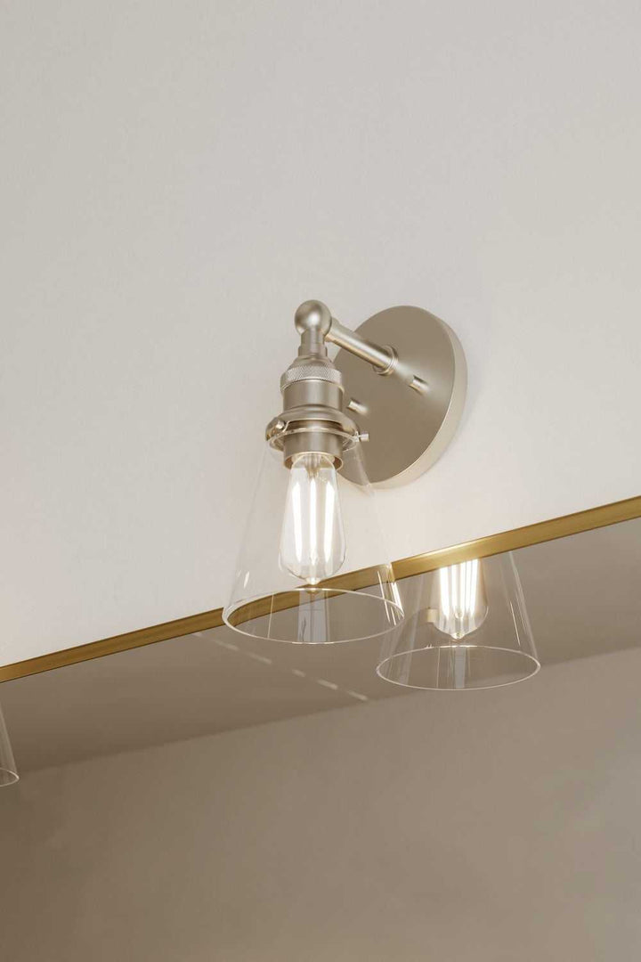 Barwell One Light Bath Sconce in Brushed Nickel Minka-Lavery