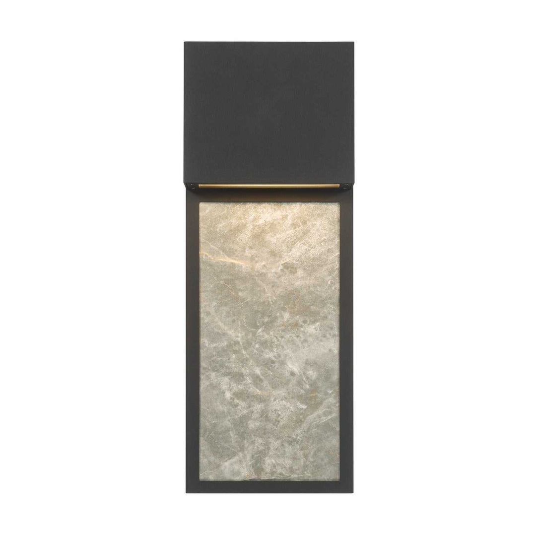 Norrin LED Outdoor Wall Sconce in Sand Coal Black Minka-Lavery