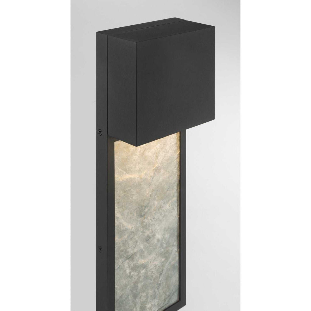 Norrin LED Outdoor Wall Sconce in Sand Coal Black Minka-Lavery