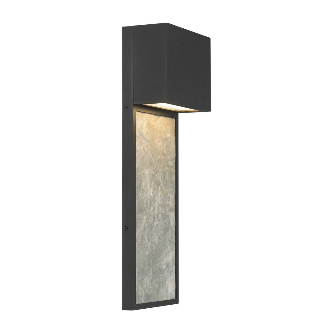 Norrin LED Outdoor Wall Sconce in Sand Coal Black Minka-Lavery