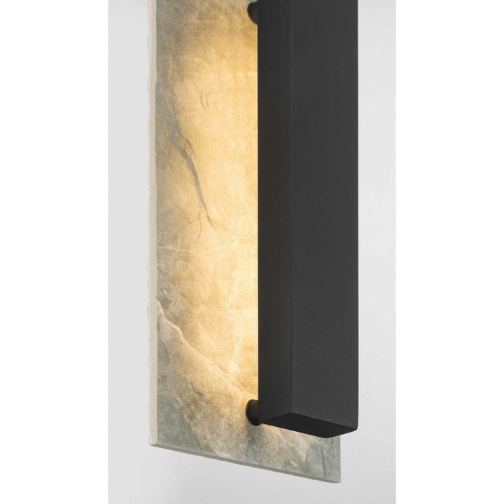Avenelle LED Outdoor Wall Sconce in Sand Coal Black Minka-Lavery